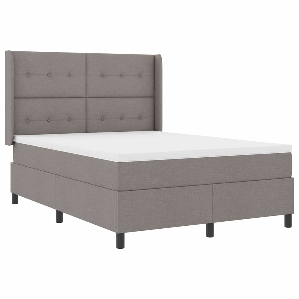 Letto a Sorgente LED con materasso Talpa 140 x 190 cm Tessuto
