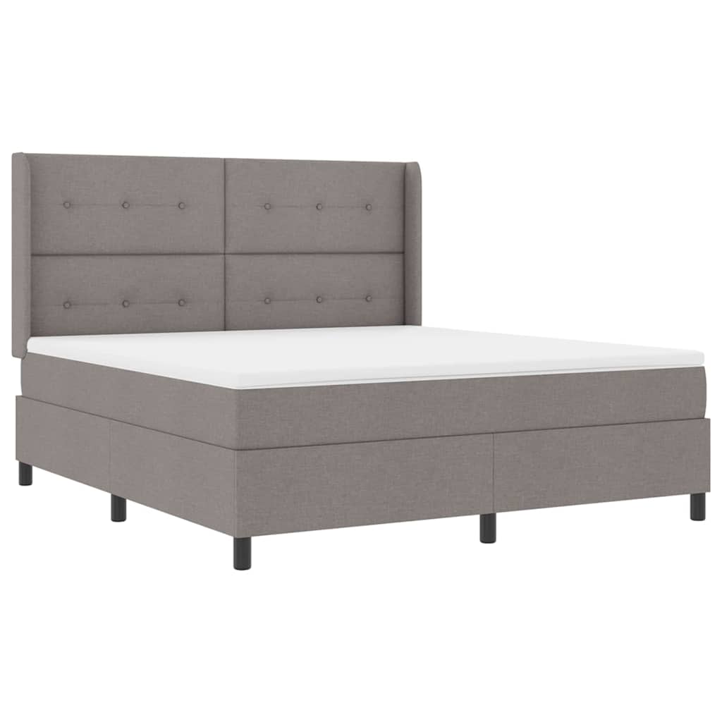 Letto a Sorgente LED con materasso Talpa 180 x 200 cm Tessuto