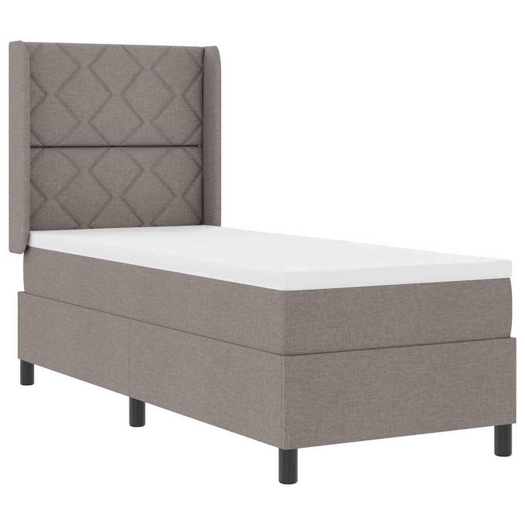 Letto a Sorgente LED con materasso Talpa 80 x 200 cm Tessuto