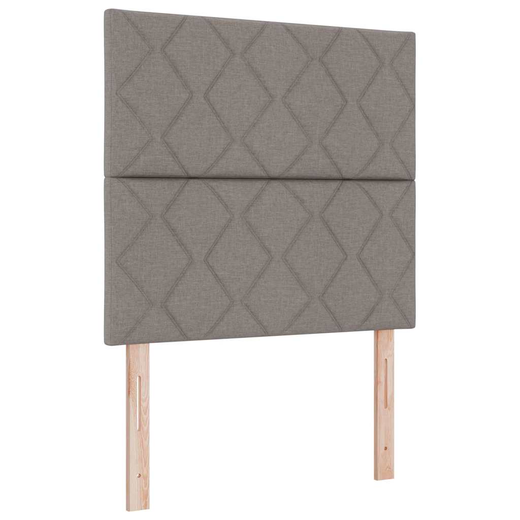 Letto a Sorgente LED con materasso Talpa 90 x 200 cm Tessuto