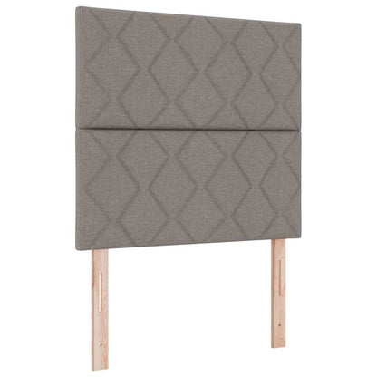 Letto a Sorgente LED con materasso Talpa 90 x 200 cm Tessuto