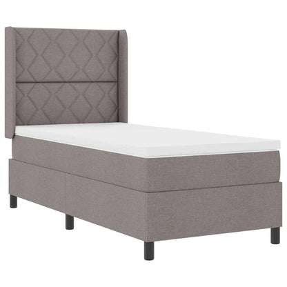Letto a Sorgente LED con materasso Talpa 100 x 200 cm Tessuto