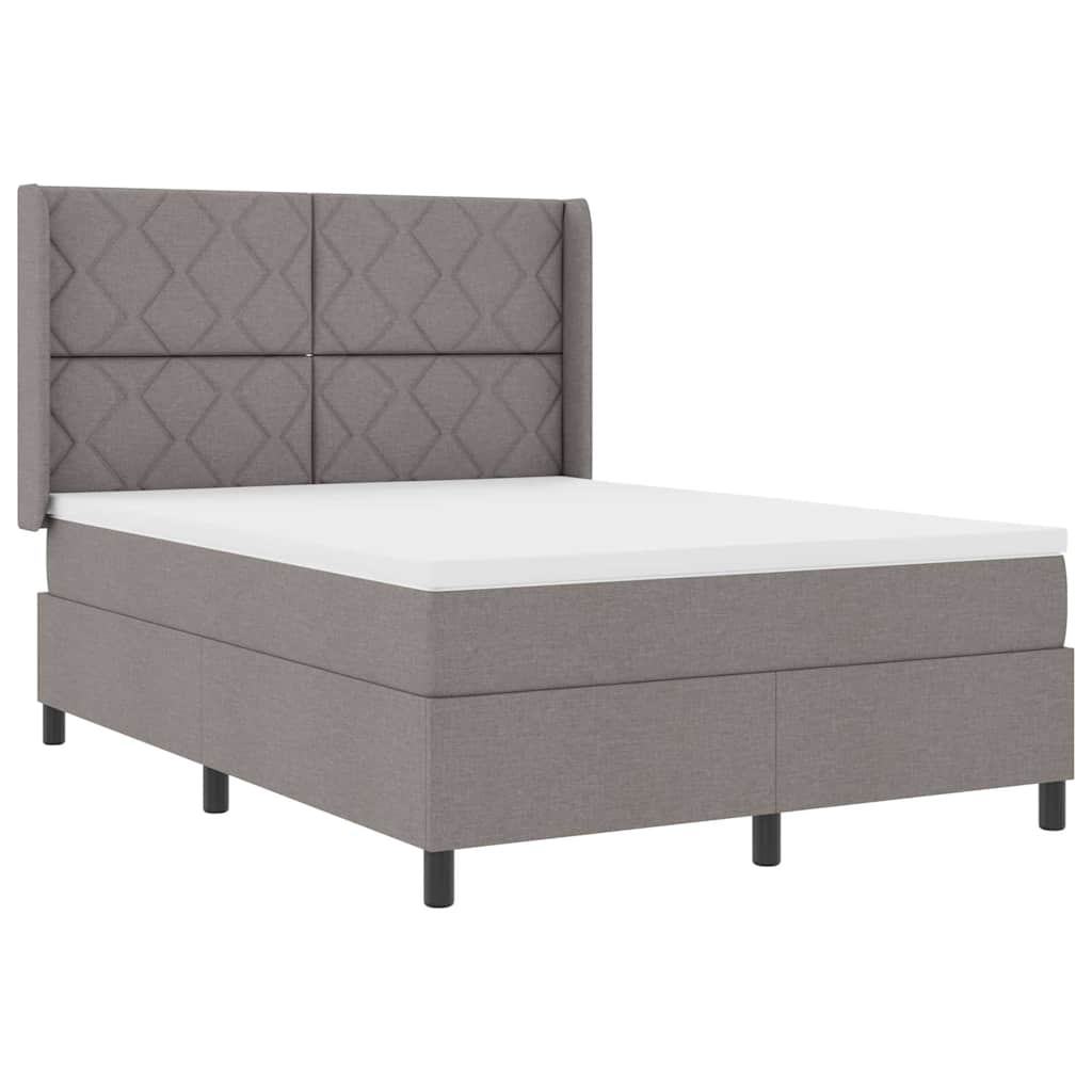 Letto a Sorgente LED con materasso Talpa 160 x 200 cm Tessuto