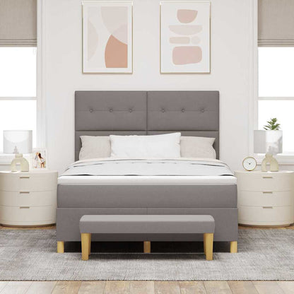 Letto a molle con materasso Talpa 140 x 190 cm Tessuto