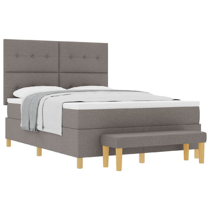 Letto a molle con materasso Talpa 140 x 190 cm Tessuto