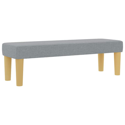 Letto a molle con materasso Grigio chiaro 180 x 200 cm Tessuto