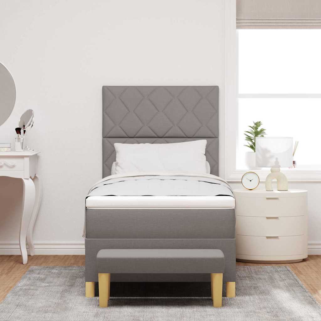 Letto a molle con materasso Talpa 90 x 190 cm Tessuto