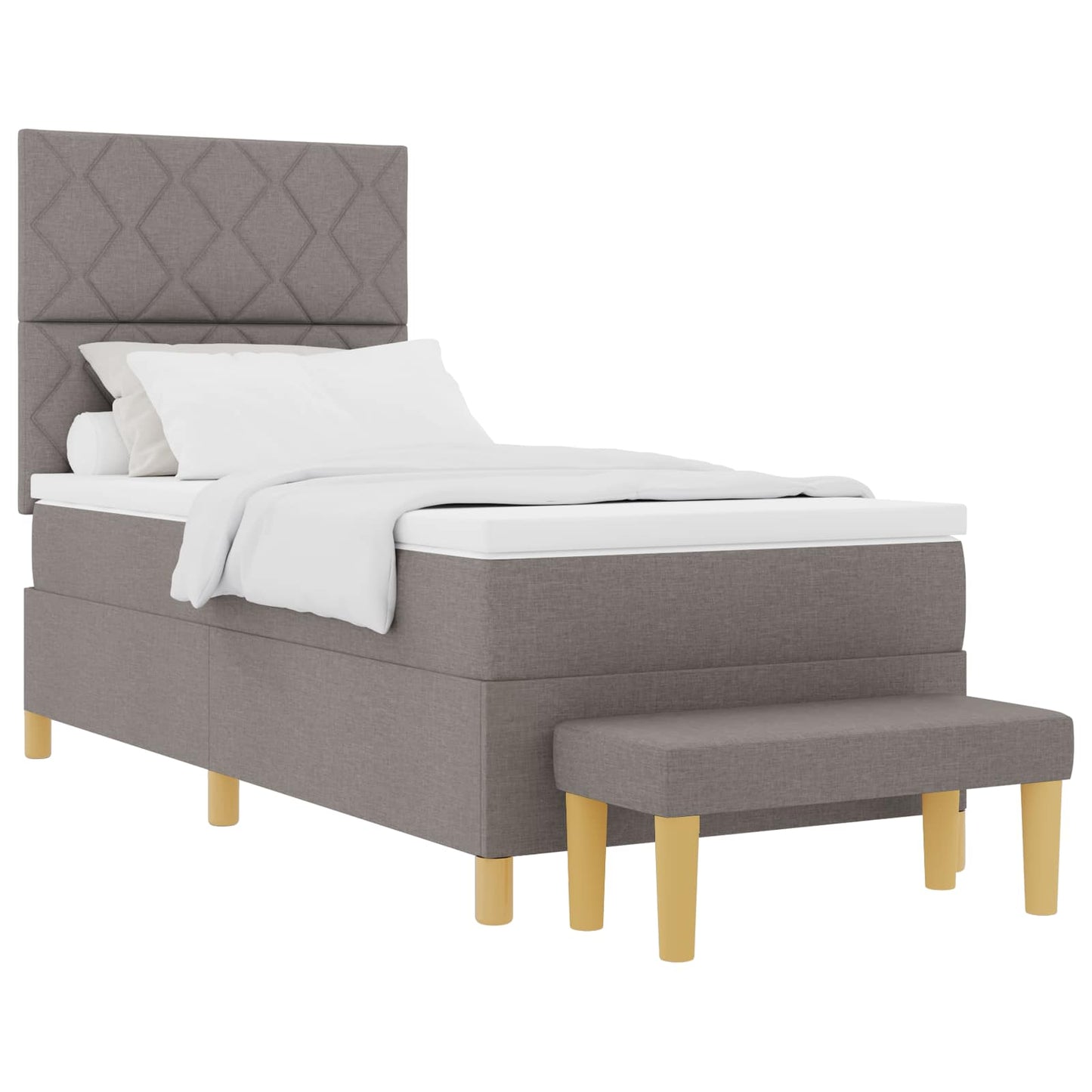 Letto a molle con materasso Talpa 100 x 200 cm Tessuto