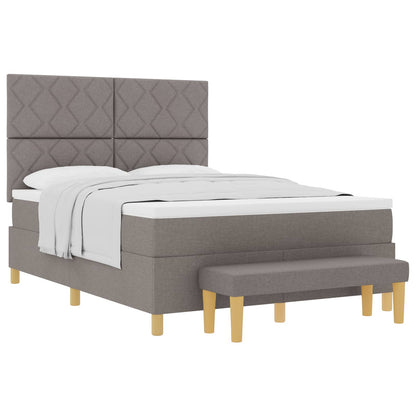 Letto a molle con materasso Talpa 160 x 200 cm Tessuto