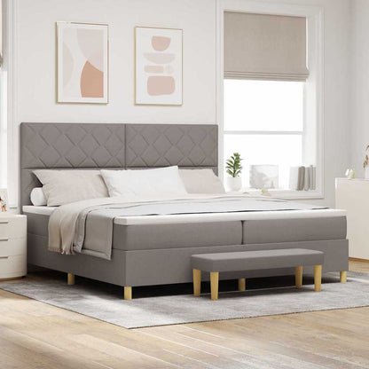 Letto a molle con materasso Talpa 200 x 200 cm Tessuto