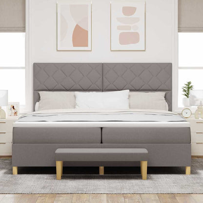 Letto a molle con materasso Talpa 200 x 200 cm Tessuto