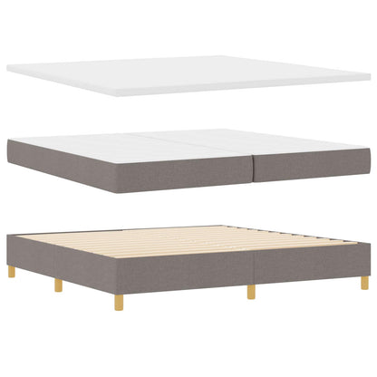 Letto a molle con materasso Talpa 200 x 200 cm Tessuto