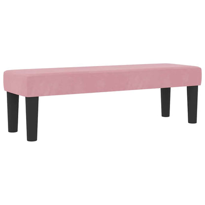 Letto a molle con materasso Rosa 120 x 200 cm Velluto