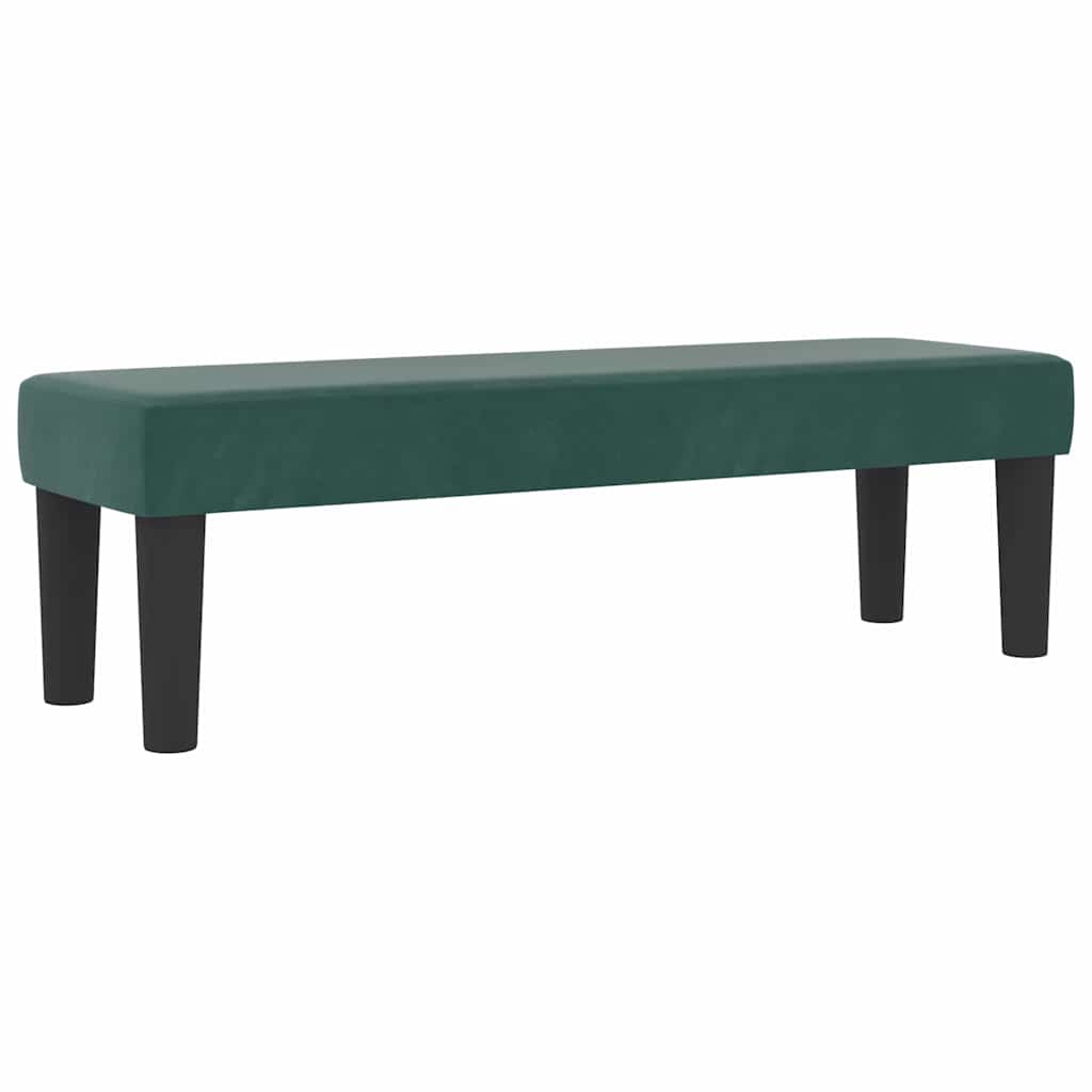 Letto a molle con materasso Verde scuro 160 x 200 cm Velluto