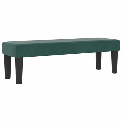 Letto a molle con materasso Verde scuro 180 x 200 cm Velluto