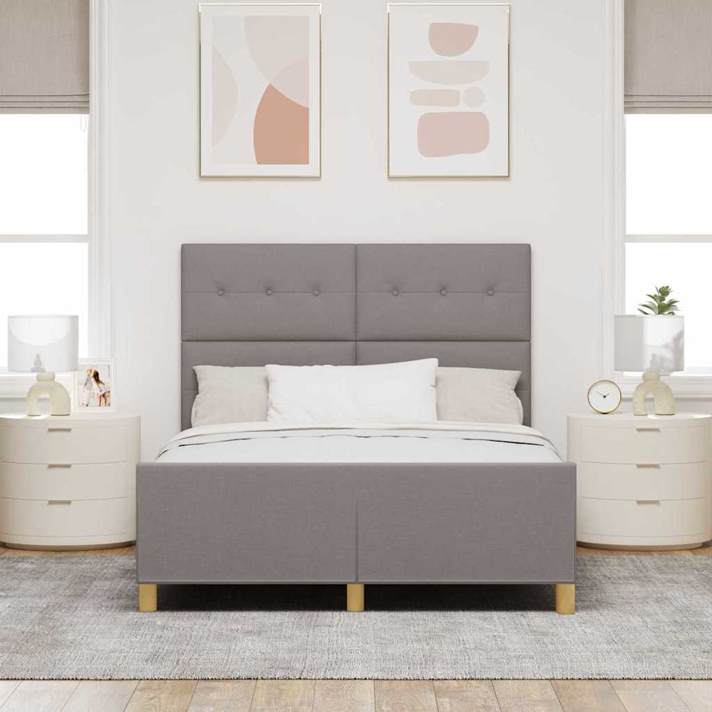 Struttura del letto con testiera Talpa 140 x 200 cm Tessuto