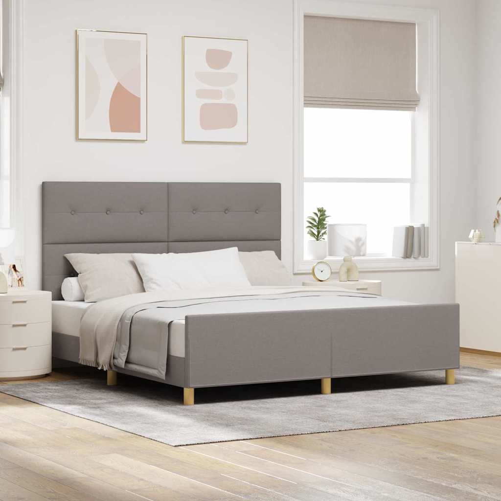 Struttura del letto con testiera Talpa 180 x 200 cm Tessuto