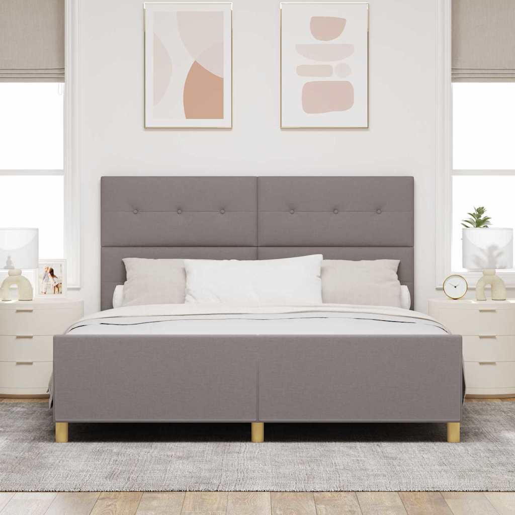 Struttura del letto con testiera Talpa 180 x 200 cm Tessuto