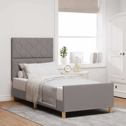 Struttura del letto con testiera Talpa 90 x 190 cm Tessuto