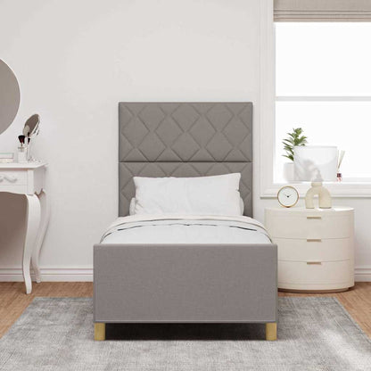 Struttura del letto con testiera Talpa 90 x 190 cm Tessuto