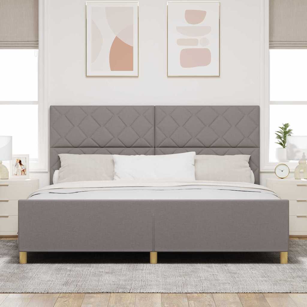 Struttura del letto con testiera Talpa 200 x 200 cm Tessuto
