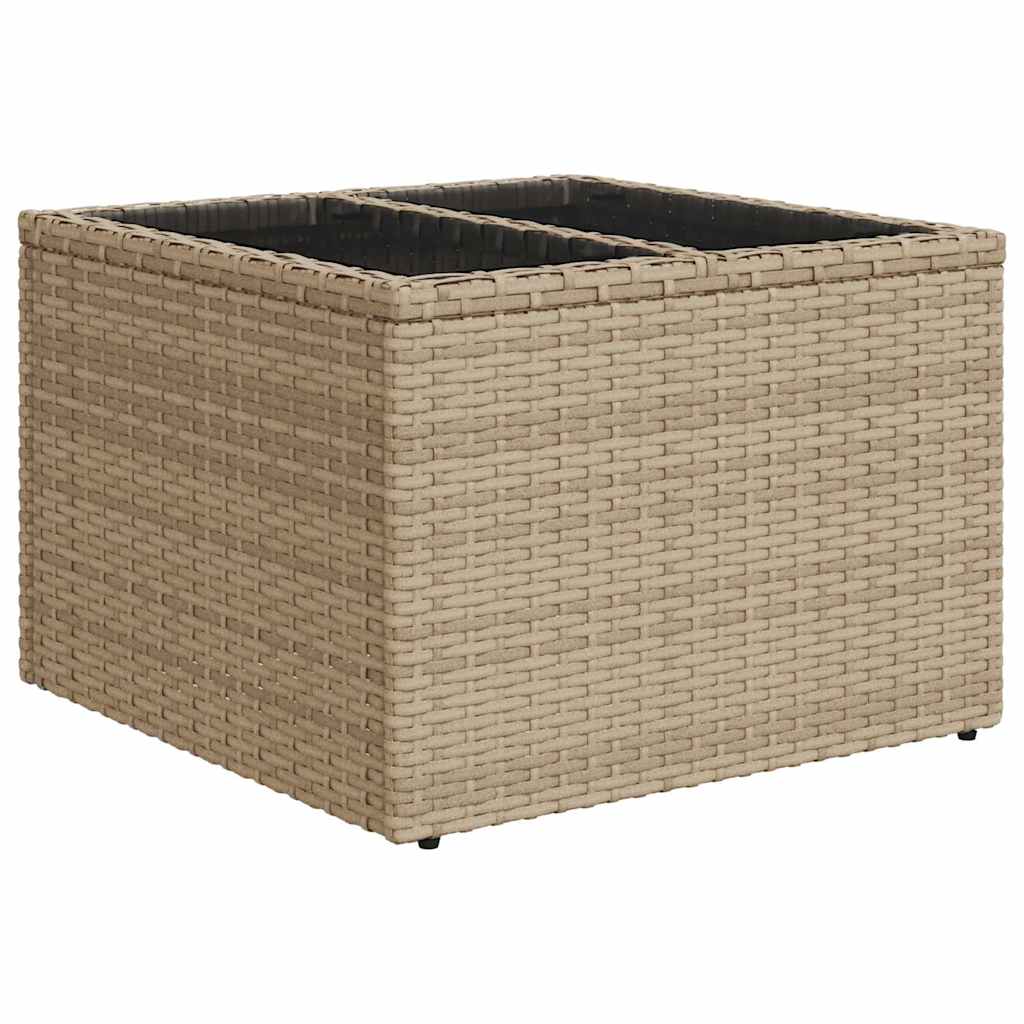 Set Divano da Giardino con cuscino 6 pcs Beige e grigio
