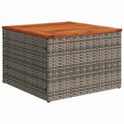 Set Divano da Giardino 10 pcs Grigio polyrattan