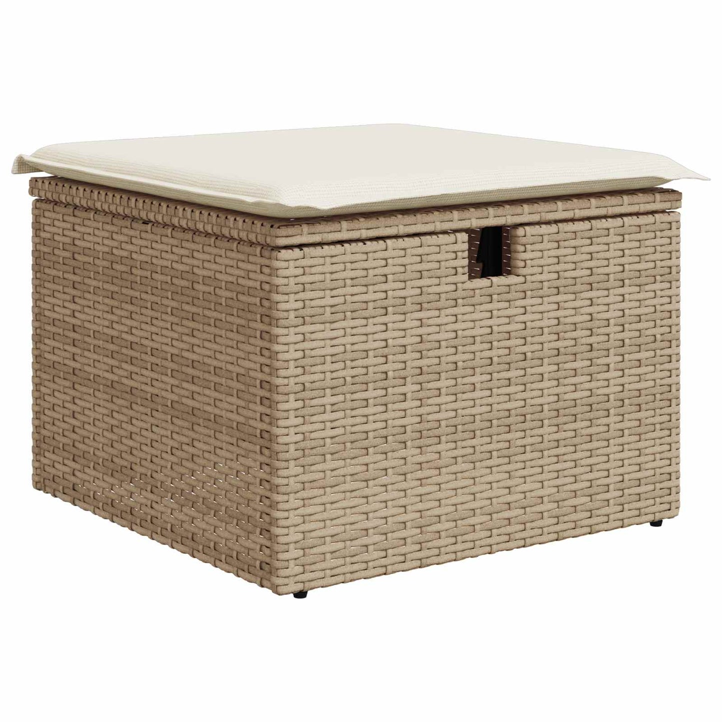 Set di divani con cuscino Beige e Crema polyrattan