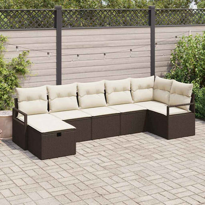 Set di divani con cuscino 4 pcs polyrattan