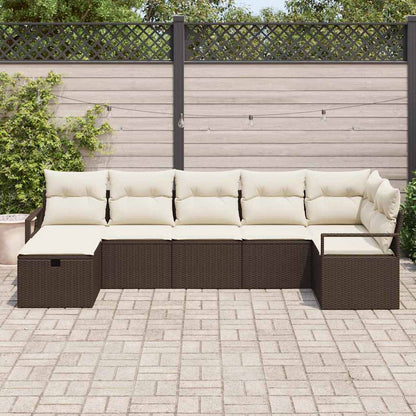Set di divani con cuscino 4 pcs polyrattan