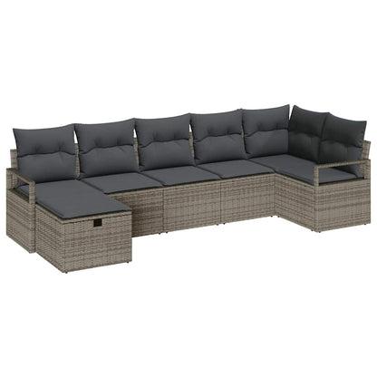 Set di divani con cuscino 5 pcs polyrattan