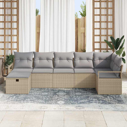 Set di divani con cuscino 4 pcs polyrattan