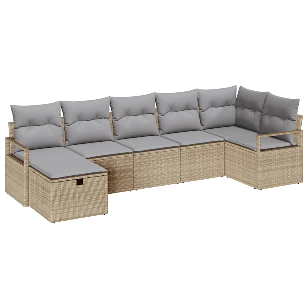 Set di divani con cuscino 4 pcs polyrattan