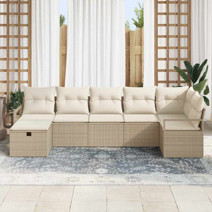 Set di divani con cuscino 5 pcs polyrattan