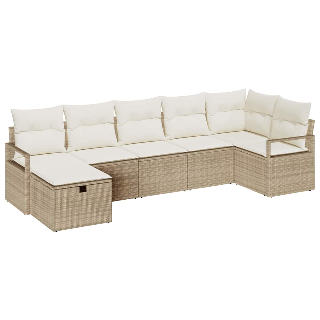 Set di divani con cuscino 5 pcs polyrattan