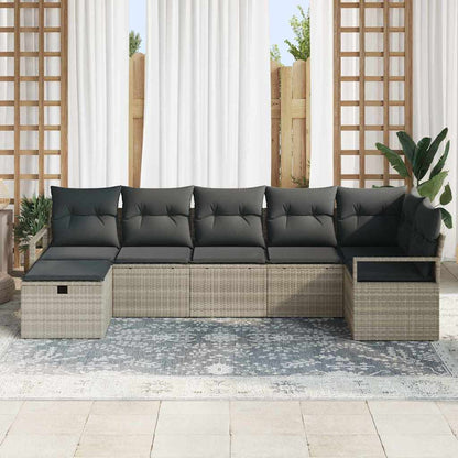 Set di divani con cuscino 5 pcs polyrattan