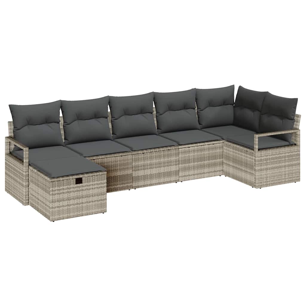 Set di divani con cuscino 5 pcs polyrattan