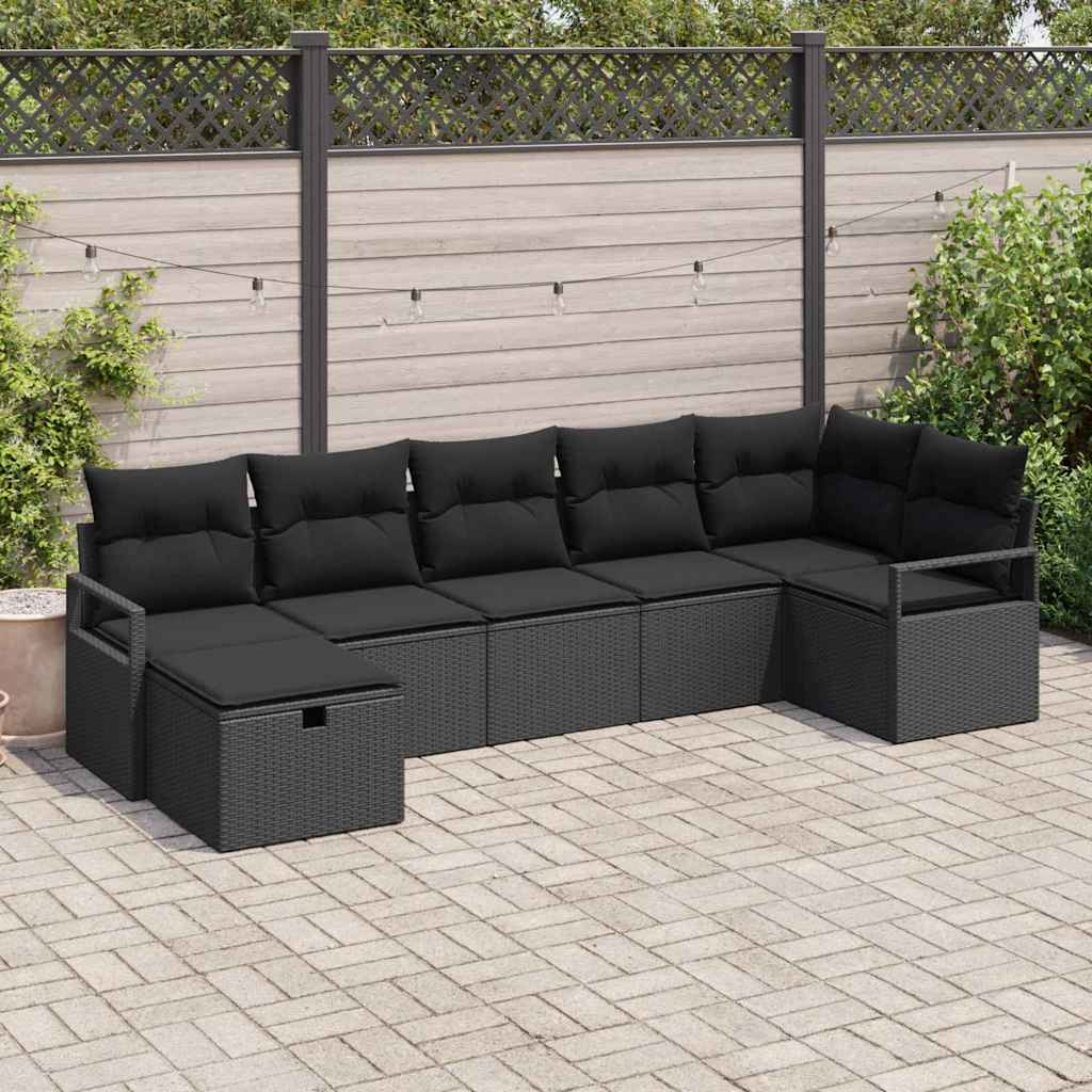 Set di divani con cuscino 5 pcs polyrattan