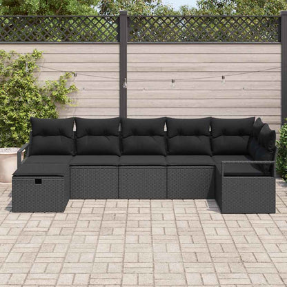 Set di divani con cuscino 5 pcs polyrattan