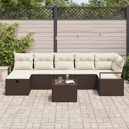 Set di divani con cuscino 5 pcs polyrattan