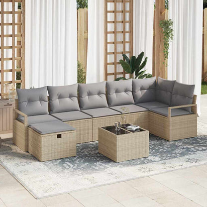 Set di divani con cuscino 5 pcs polyrattan
