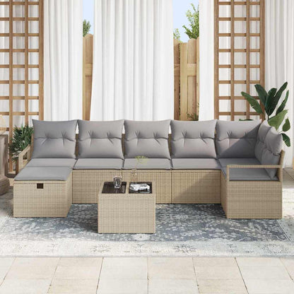 Set di divani con cuscino 5 pcs polyrattan