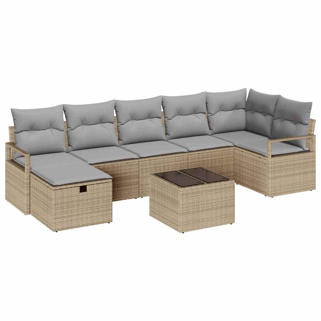 Set di divani con cuscino 5 pcs polyrattan