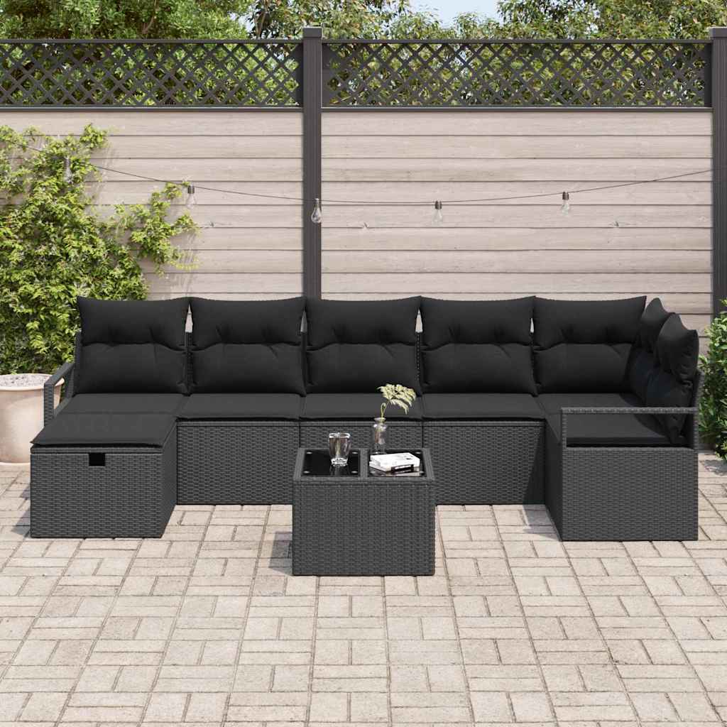 Set di divani con cuscino 5 pcs polyrattan