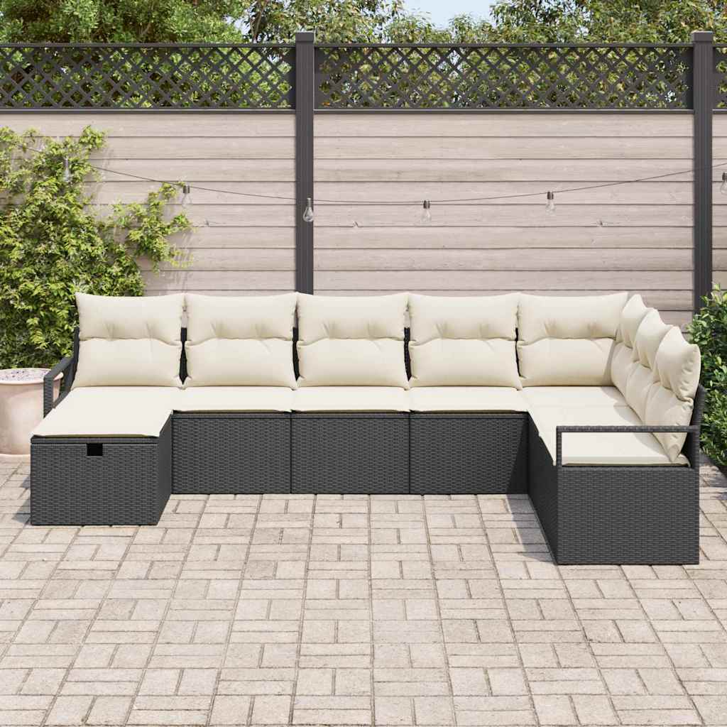 Set di divani con cuscino 5 pcs polyrattan