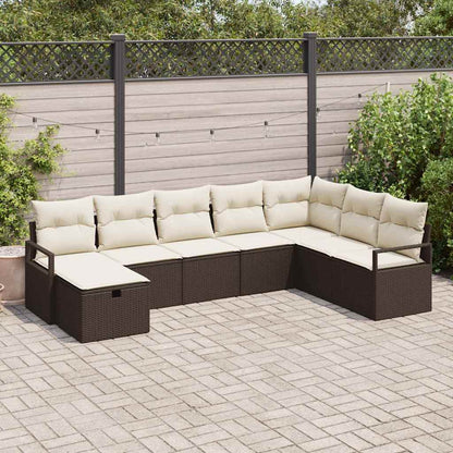 Set di divani con cuscino 5 pcs polyrattan