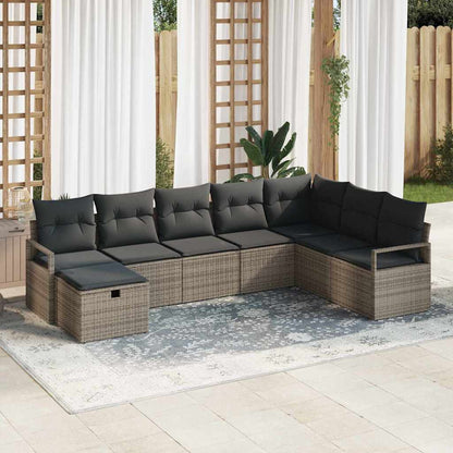 Set di divani con cuscino 5 pcs polyrattan