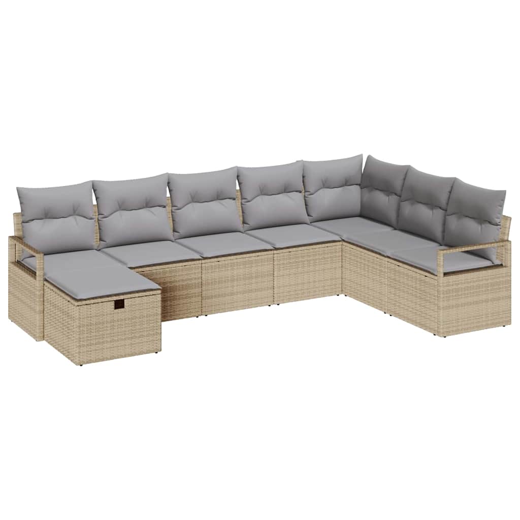 Set di divani con cuscino 6 pcs polyrattan