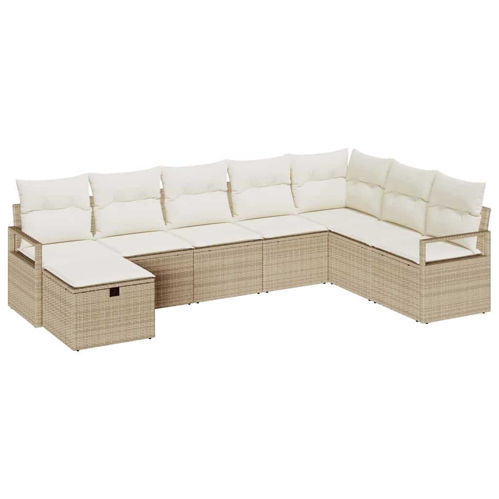 Set di divani con cuscino 5 pcs polyrattan