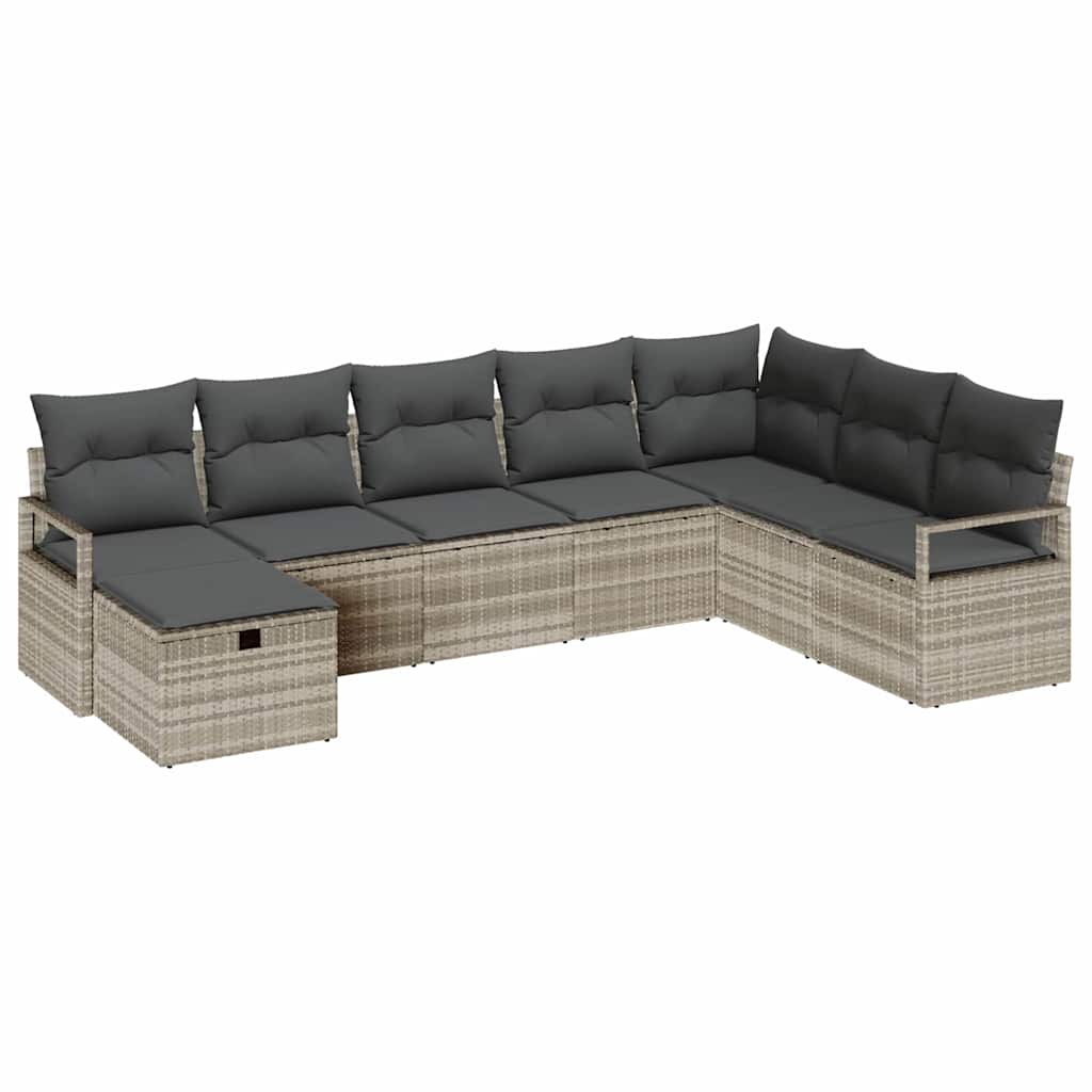 Set di divani con cuscino 6 pcs polyrattan